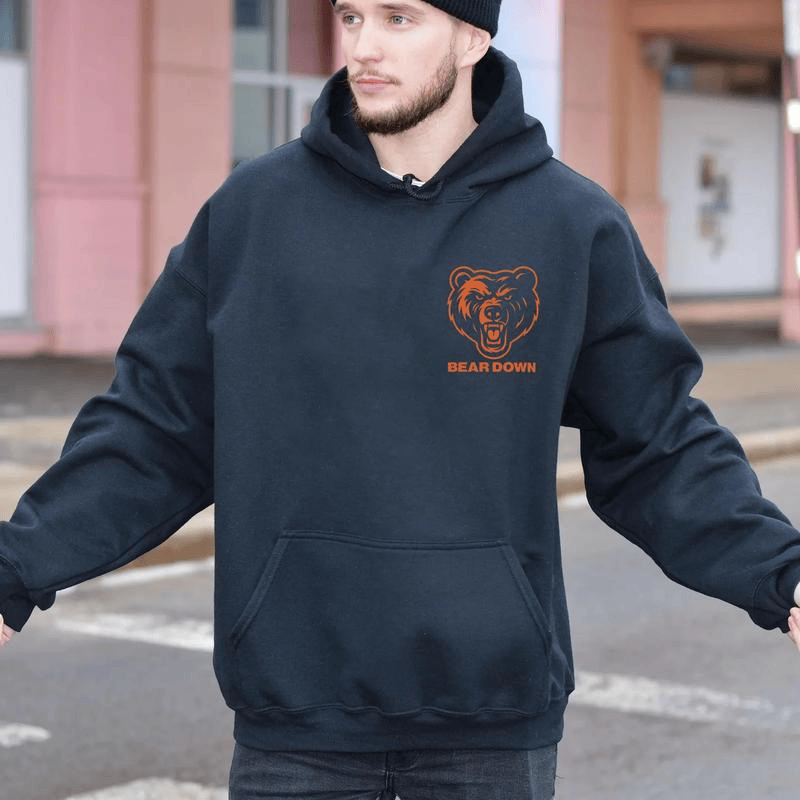 Chicago Football Good Better Best Hoodie 2 Sided, Bear Down Shirts, Chicago Sport Shirt, Fan Gifts