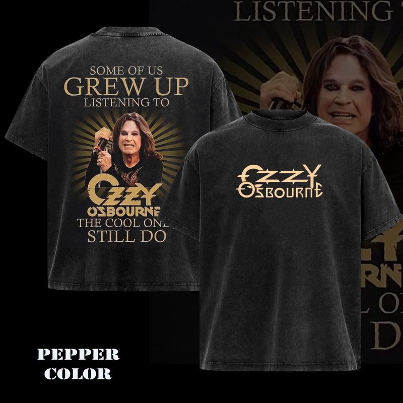 Retro Ozzy Osbourne Rock and Roll T-Shirt Tee