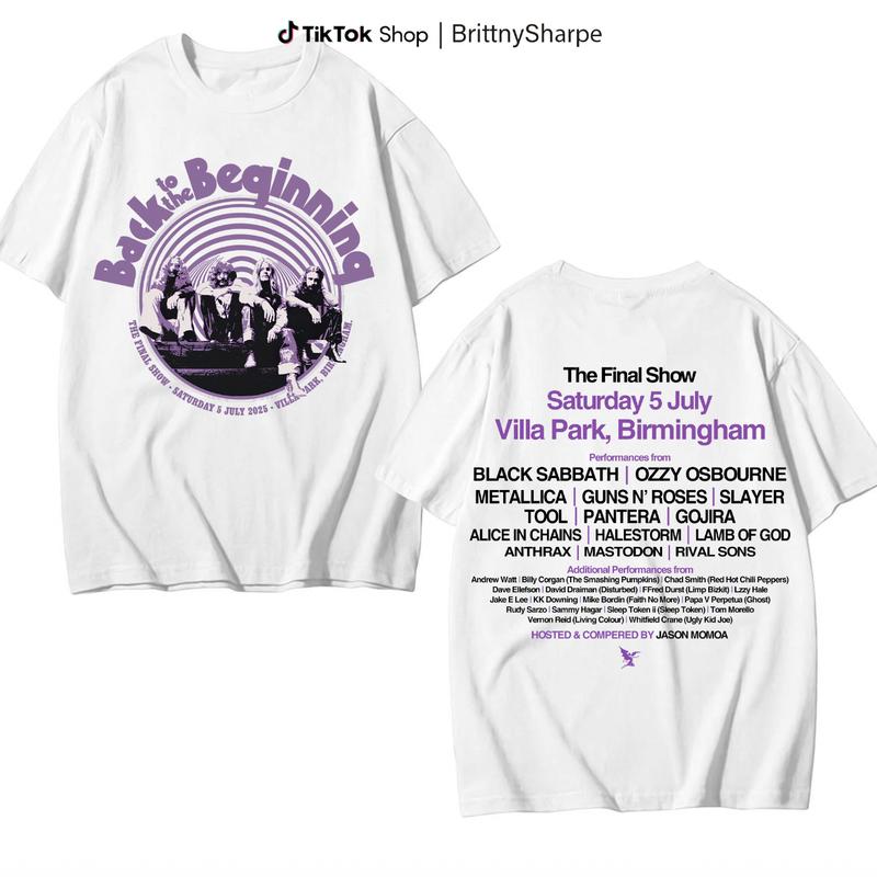 Black Sabbath Back To The Beginning Shirt, The Final Show Villa Park, Ozzy OsBourne Black Sabbath T-Shirt, Sweatshirt, Hoodie