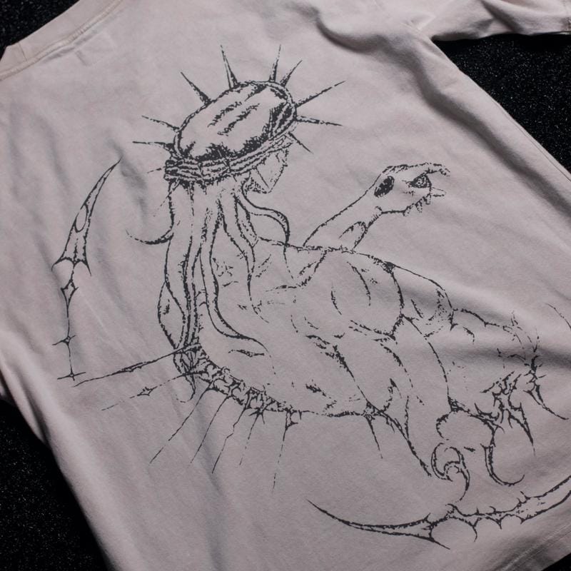 Brandless JJBA Jesus Acid Wash Pump Cover