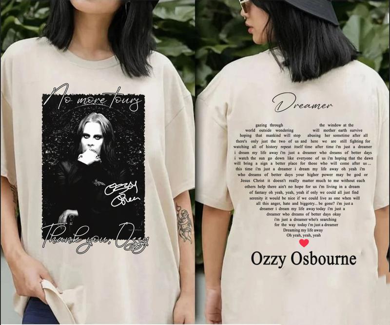 Ozzy Osbourne Final Tour 2 Side Shirt, No More Tours Vintage T-Shirt, Retro Rock Legend Shirt, Dreamer Music T-Shirt