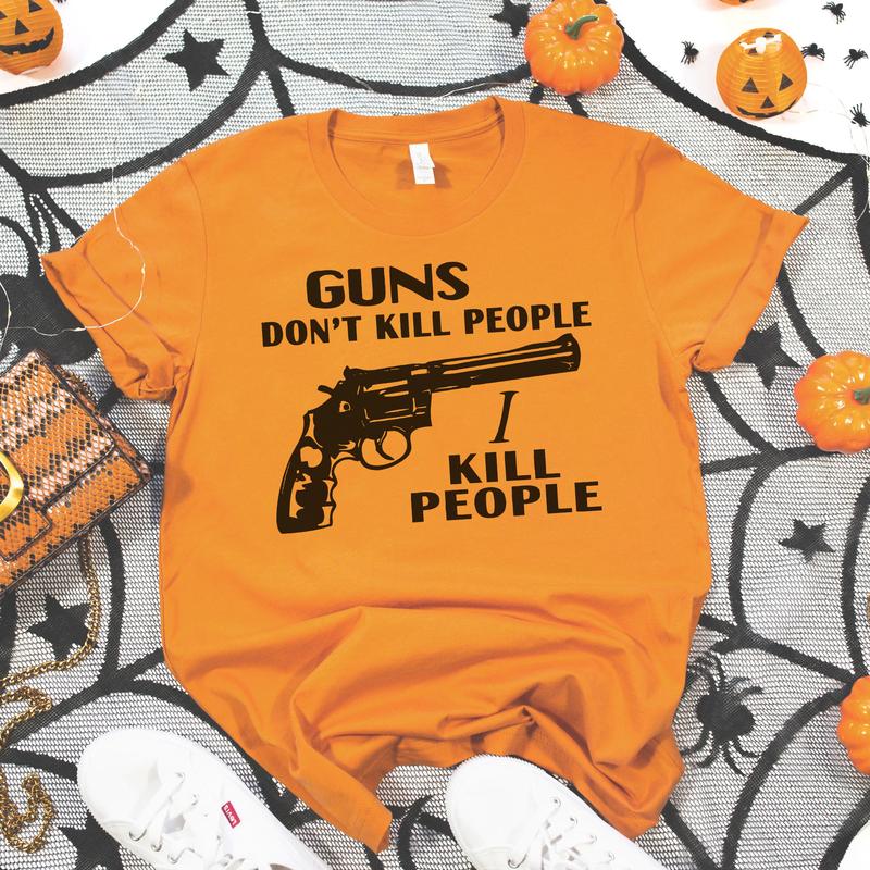 Guns Don't KiII People, I kiII peple Shirt, Happy Gilmore Shirt