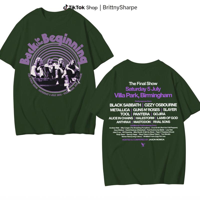 Black Sabbath Back To The Beginning Shirt, The Final Show Villa Park, Ozzy OsBourne Black Sabbath T-Shirt, Sweatshirt, Hoodie