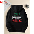 Chola Chingona Mexican Hoodie - Men's Aztec Graphic Sweatshirt
