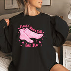 Funny Nurse Sweatshirt, Valentines Sweater orr T-Shirt, Please Don't Fall For Me, Student Nuse Valentine Hoodie
