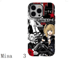 Death N0te Misa Amane Gothic Art Phone Case|Gift For Fan|Gifts for anime lovers|For iPhone 17 Pro Max 16 15 14 13 12 11 for Samsung S21 S22 S23 S24 S25 Phone Case|Tough Phone Case|gift for him for her|Best Gift