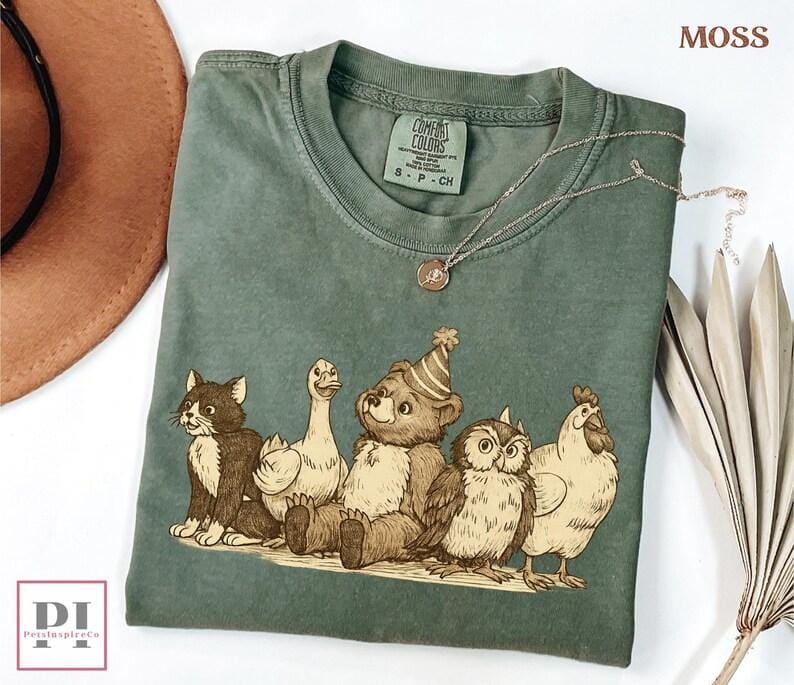 Comfort Colors Little Bear T-shirt Vintage 90s