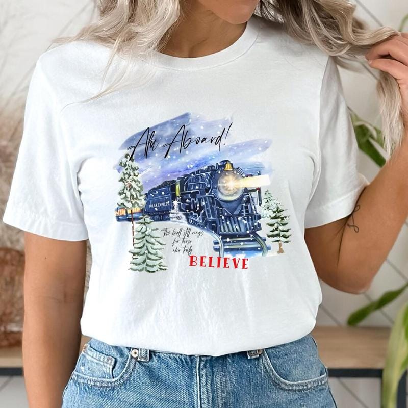 Polar Express Sweatshirt-Hoodies, Polar Express Believe Film-Shirt, Retro-Weihnachtsfilm-T-Shirt der 90er Jahre 