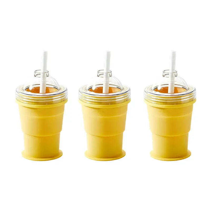 Folding ice hockey cup, silicone cup, summer ice hockey folding water cup, creative silicone ice cube mold, large spherical homemade whiskey freezer.