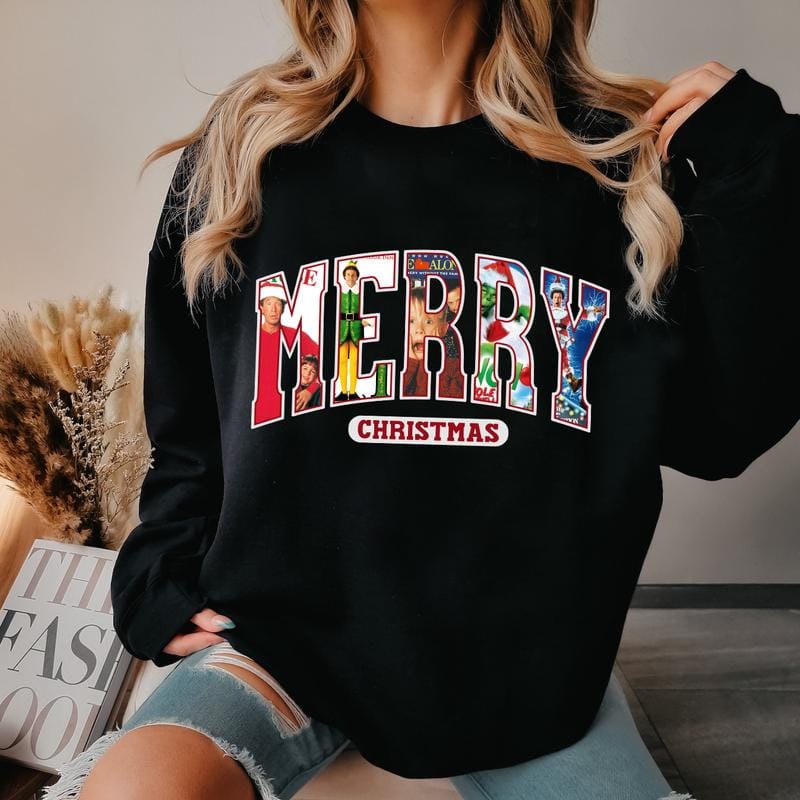Frohe Weihnachten 90er-Jahre-Filme-Shirt 