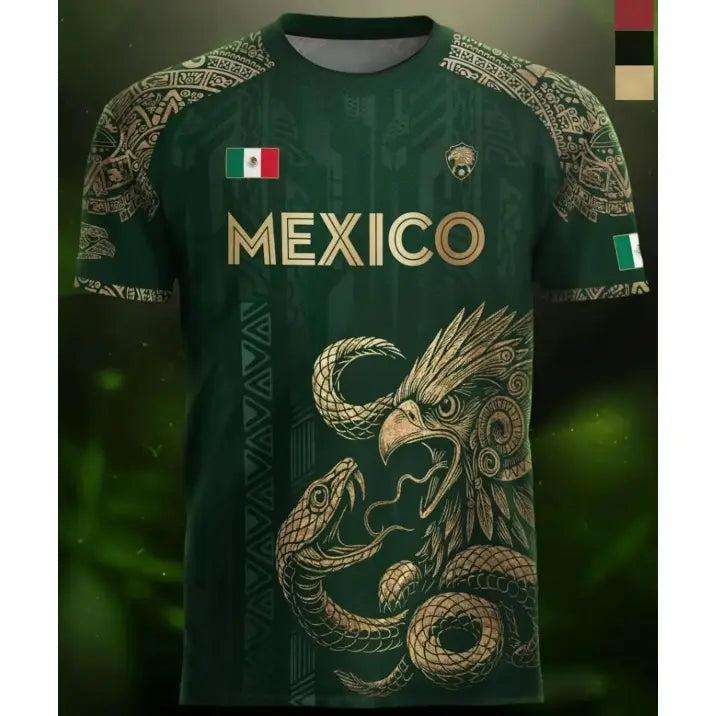 Full Half USA Half Mexico Flag Split Print Soccer Jersey, Binational Eagle Football Shirt, Game Day Outfit, Ideal Gift for Soccer Fans#MexicoUSASoccerJersey#BinationalFootballTop#SplitFlagSoccerShirt#GameDayOutfit#SoccerJersey