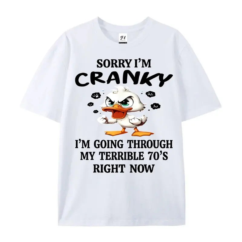 Funny 70s Duck Graphic Tee