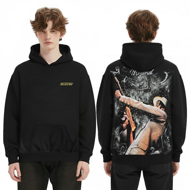 MeJend Unisex Graphic T-Shirt, Rhinestone Hoodie, 100% Cotton, Casual Tee & Pullover Hooded Sweatshirt, Streetwear for Men & Women