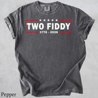 Comfort Colors USA 250 Years Graphic T-Shirt, Funny 1776–2026 Patriotic Independence Day Tee