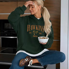 Embroidery Hawkins Indiana 1983 Sweatshirt, Strang.er Movie Shirt Thin.gs, Vintage Things Movie Merch Strang.er, Hawkins India.na 1983 Est 100% Cotton
