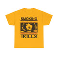 Smoking Kills Retro Manga Style Graphic T-Shirt, Cotton Tee