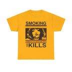 Smoking Kills Retro Manga Style Graphic T-Shirt, Cotton Tee
