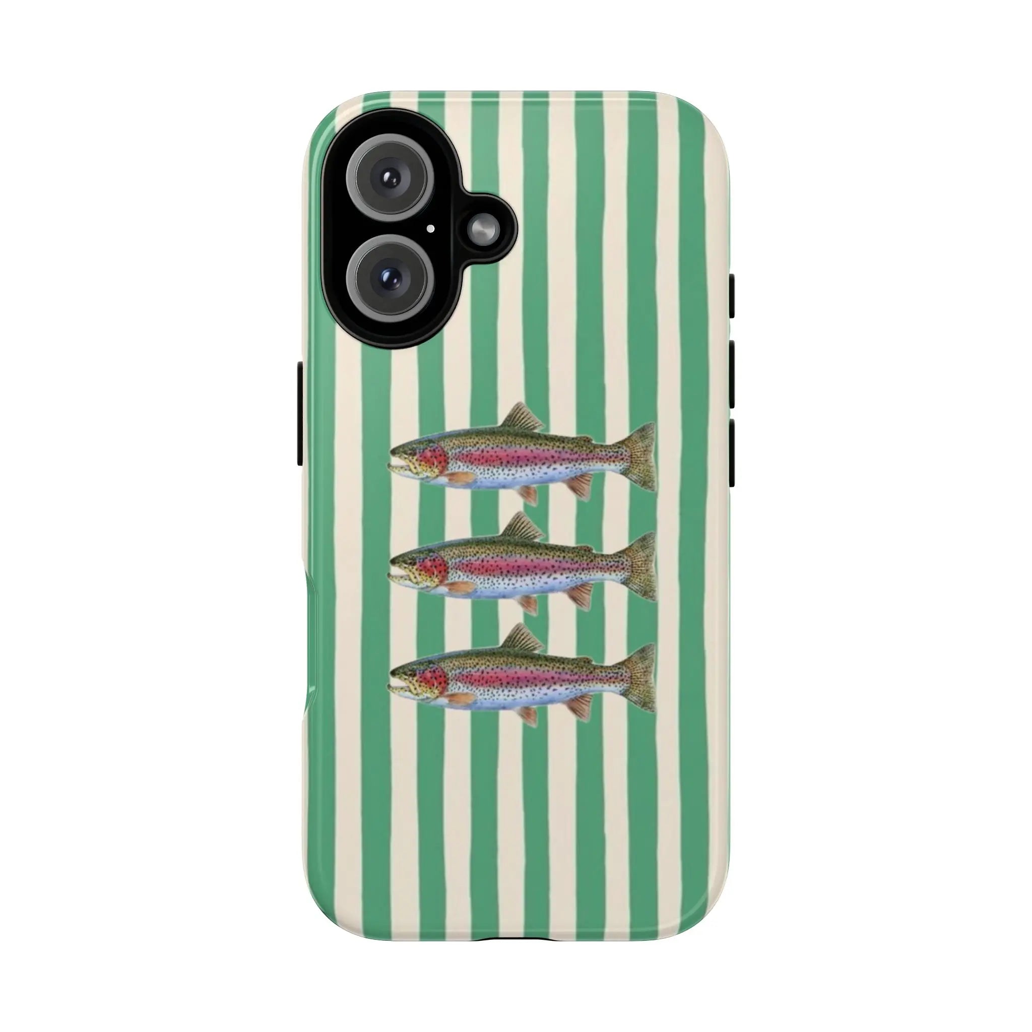 Mediterranean Sardine Aesthetic Striped Phone Cover