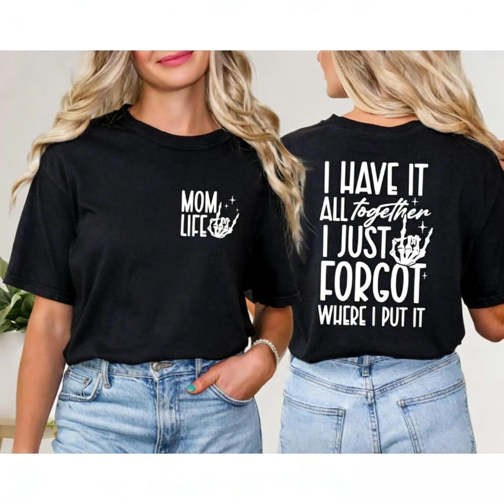 Funny Mom Shirt, Mom Life Shirt, Mama Skeleton Hand Shirt, Mother's Day Tee, Sarcastic Mom Shirt, Motherhood Shirt, Gift for Mother PLK0089