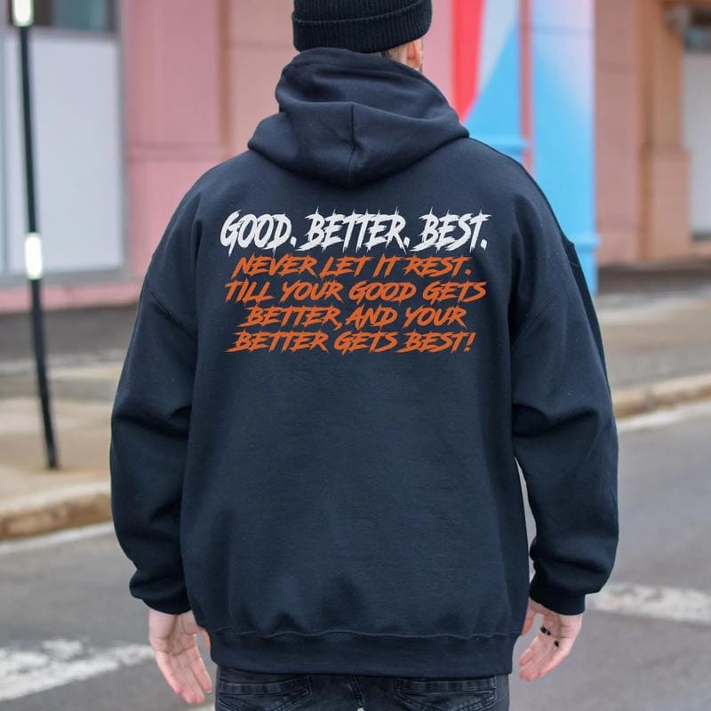 Chicago Football Good Better Best Hoodie 2 Sided, Bear Down Shirts, Chicago Sport Shirt, Fan Gifts