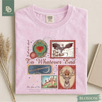 Throne of Glass Vintage Tee – Terrasen Book Stamp Shirt