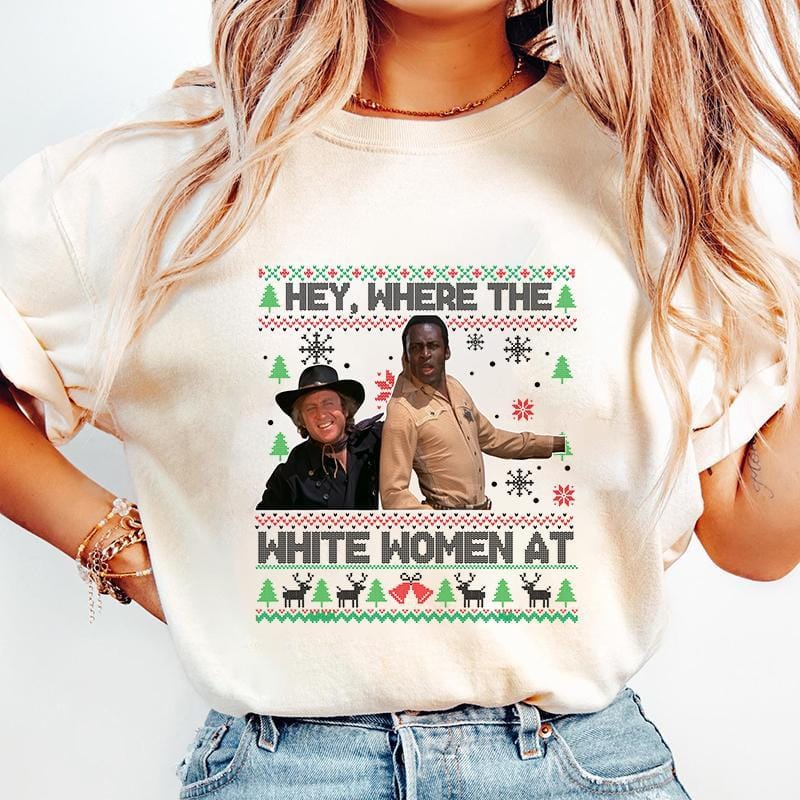 Lustiges T-Shirt mit Blazing Saddles-Zitat – Blazing Saddles Weihnachtspullover – Klassischer Filmzitat-Hoodie 