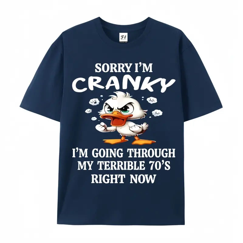 Funny 70s Duck Graphic Tee
