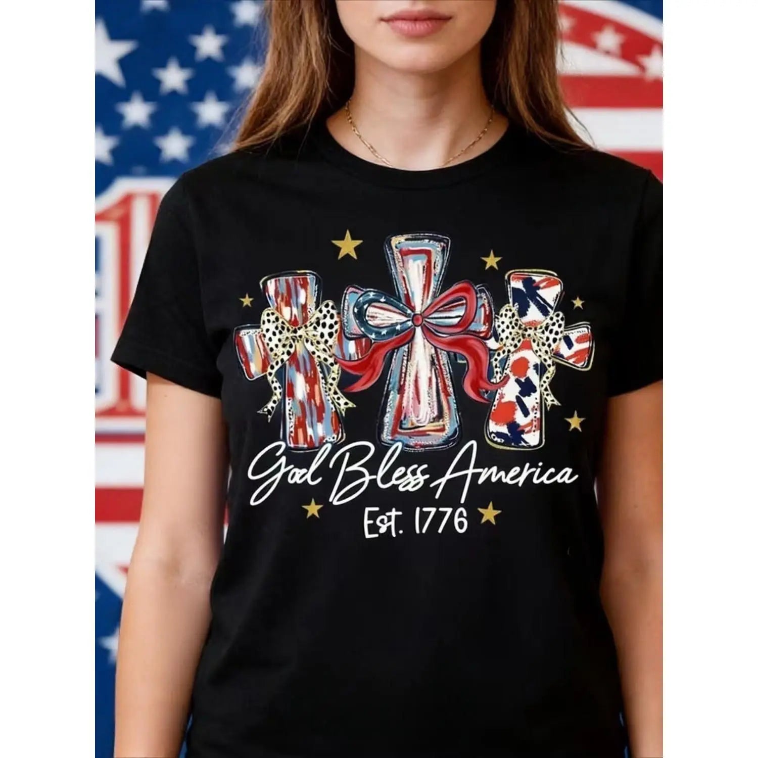 God Bless America T-Shirt Sweatshirt Hoodie | USA 250th Anniversary Patriotic Tee