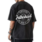 Dad Shirt, Surviving Fatherhood One Beer At A Time Front And Back Shirt, Funny Beer Loving Dad Gift