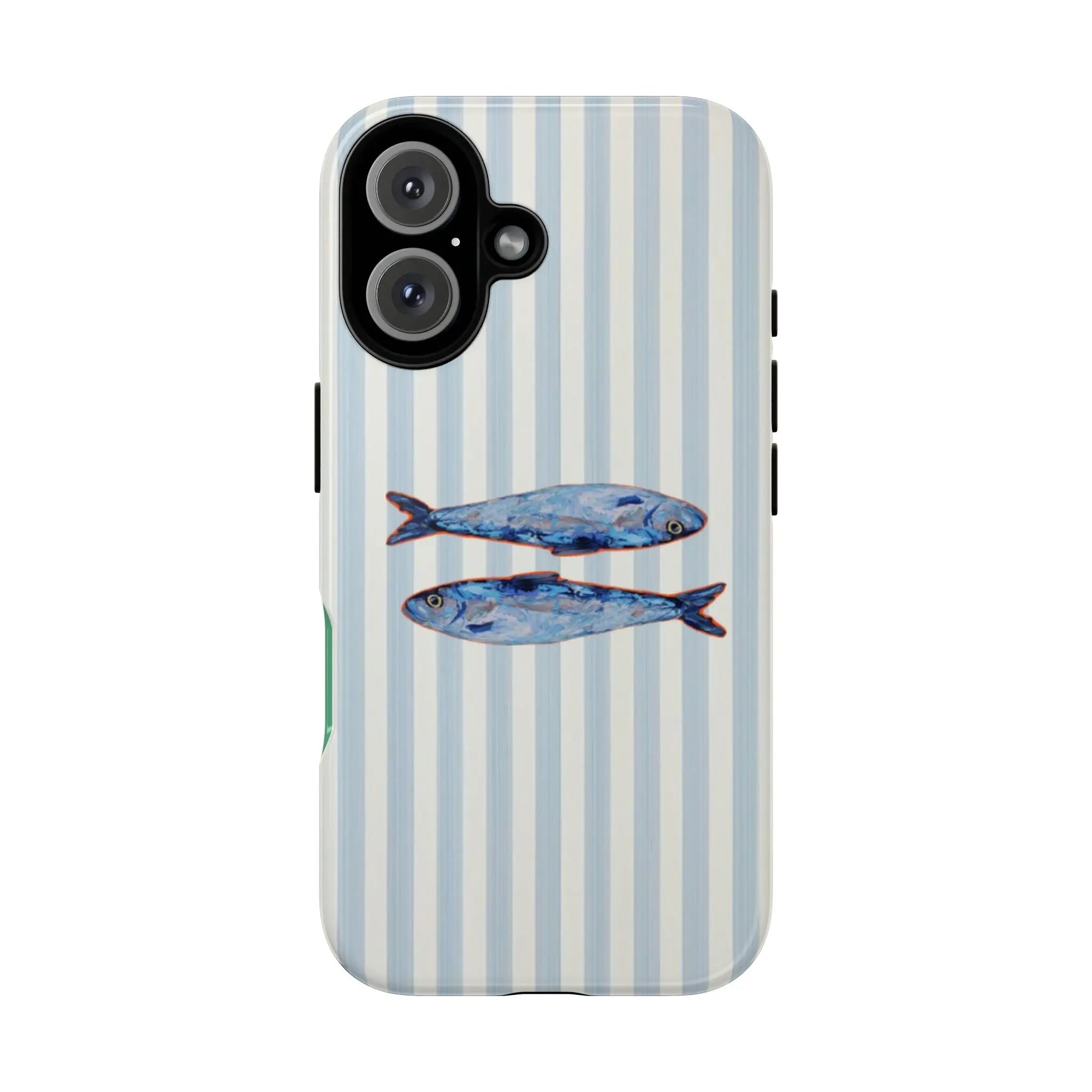 Mediterranean Sardine Aesthetic Striped Phone Cover