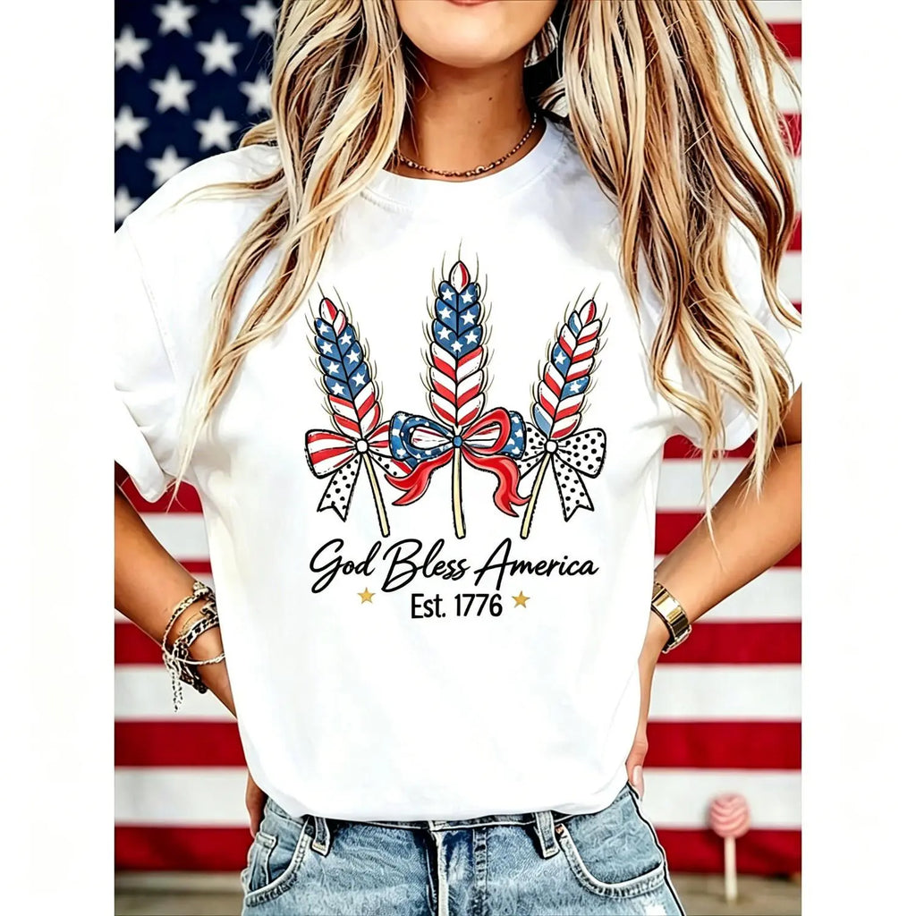 God Bless America T-Shirt Sweatshirt Hoodie | USA 250th Anniversary Patriotic Tee