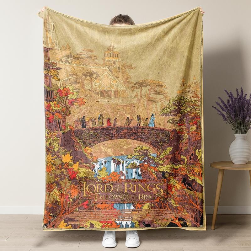 Lord of the Rings Ultra Soft Flannel Throw Blanket – Warm & Durable