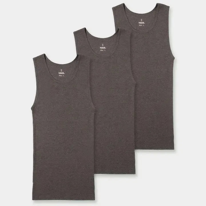 Premium Ultra-Soft Cotton Fitted Tanks 3 Pack / 6 Pack