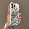 Mosaic Sea Turtle Magnetic Phone Case MagSafe Compatible Anti-Fall Protective Cover for iPhone 11-17 Pro Max Chic Girly Style