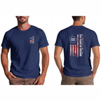 Double-Sided 250th Anniversary American Flag T-Shirt 1776-2026 Patriotic Graphic Tee for Men