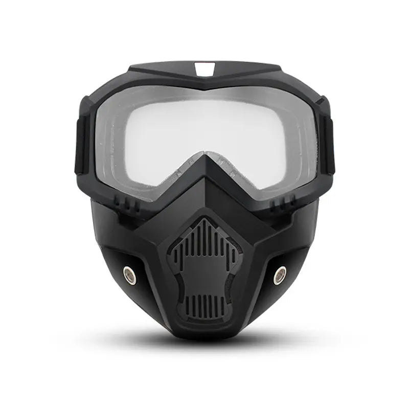 Anti-fog HD Lens Full Face Goggle Detachable Adjustable Ski Mask Comfort Sponge Pad Plastic Material