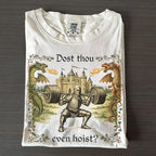 Comfort Colors Dost Thou Even Hoist Medieval Gym Retro T-Shirt