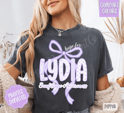 Hope For Lydia Fund Raiser Tshirt