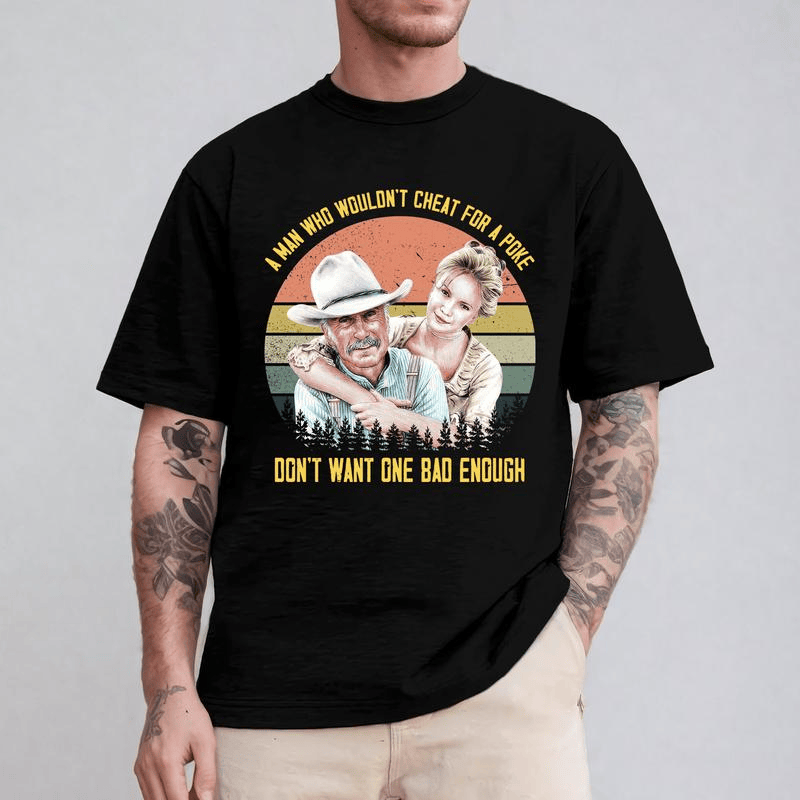T-Shirt mit dem besten Cowboy-Filmzitat, Western-Shirt der 90er, Wildwest-Shirt 