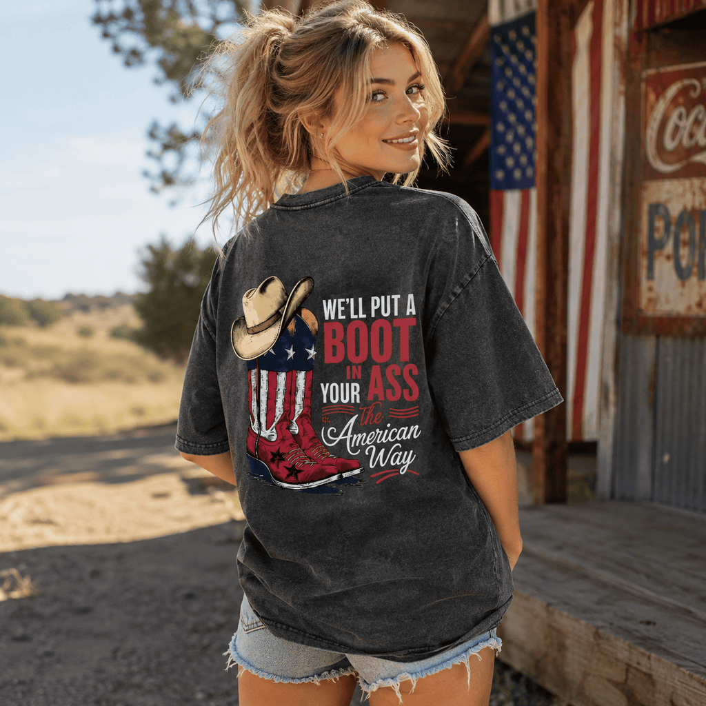 TShirt, Courtesy of the Red, White and Blue In 4th of July Sweatshirt Hoodie