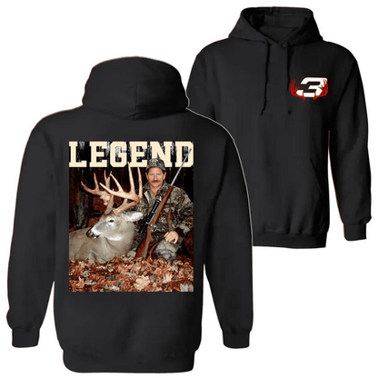 Dale Earnhardt With Deer Hoodie, Vintage Hunting Season Shirt, Unisex Graphic Menswear Top For Racing & Hunting Fan Tshirt Streetwear