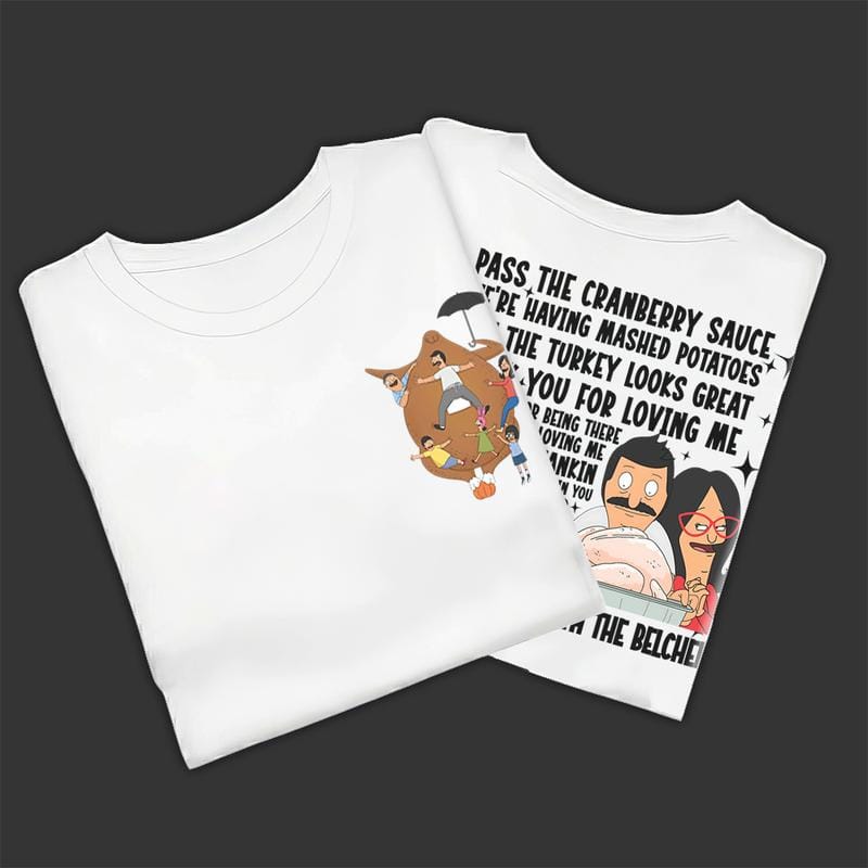 Thanksgiving-Song-T-Shirt, modische Baumwolle, viele Farben, alle Größen, für Damen und Herren. 