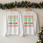 Funny Couples Christmas Sweatshirt, Christmas Spirit Couple Sweatshirts, Funny Ugly Christmas Sweater, Balls Deep in Christmas Spirit Jumper, Matching Adult Humor Holiday Gifts
