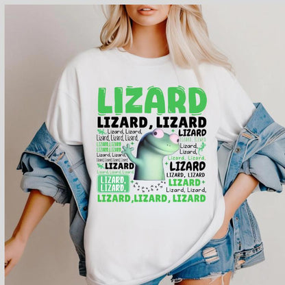 Lizard Lizard Lizard Shirt, Meme Tee, Funny Weirdcore Y2K Aesthetic Gift Sweatshirt Hoodie