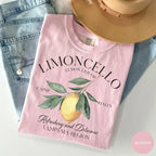 Comfort colors Limoncello Tee, Refreshing Lemon Graphic T-Shirt, Italian Summer Shirt, Citrus Fruit Design Tee, Amalfi Coast Vacation Aesthetic Unisex Top