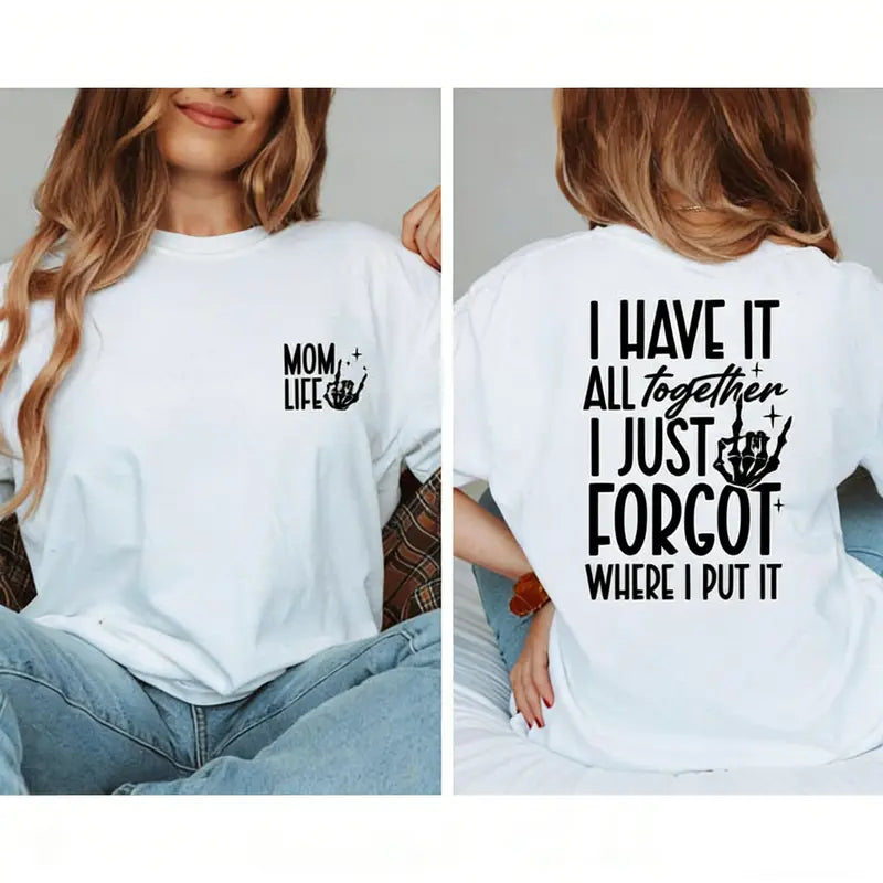 Funny Mom Shirt, Mom Life Shirt, Mama Skeleton Hand Shirt, Mother's Day Tee, Sarcastic Mom Shirt, Motherhood Shirt, Gift for Mother PLK0089
