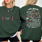 Lustiges „Not Today Vecna“-Shirt, „Never Ending Story“-Sweatshirt (2 Seiten), Weihnachtspullover, Retro-Grafik-Rundhalsausschnitt, Geschenk für Stranger Things-Fans, Hoodie 