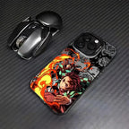 Anime Demon Slayer Tanjiro Protective Phone Case, Matte Back Casing Accessories For iPhone 17,16,15,14,13,12,11 Pro Max Plus,X,XR,XS Max (QXD083M73512)