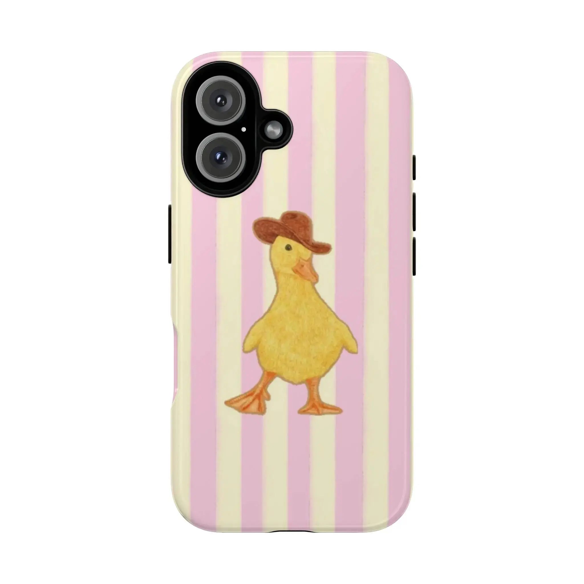 “Cowboy Duck” Aesthetic iPhone Case | Cute Western Duck Phone Cover