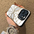 Classic Cool Grid Pattern IMD Laser Phone Case, Military Grade Anti Drop, Suitable for iPhone 17 Air 16 Pro Max 15 14 Plus 13 12 11  Plus XR XS  Phone Cases - ZQ144